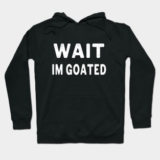 Wait I’m Goated Hoodie